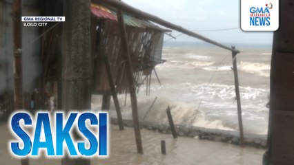 300 pamilya, apektado matapos masira ng alon ang kanilang mga bahay | Saksi
