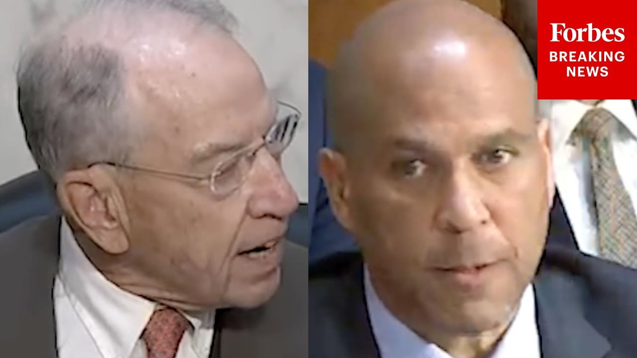 Booker Diffuses Tense Moment With Grassley: 'Especially Like When Chuck Grassley Gets Cantankerous'