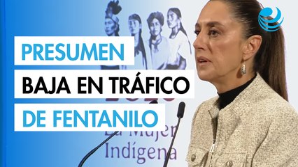 Sheinbaum presume baja del 50% en el tráfico de fentanilo a Estados Unidos