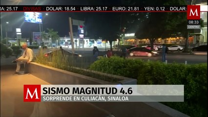 Sismo de 4.6 grados sorprende a decenas de personas en Culiacán, Sinaloa