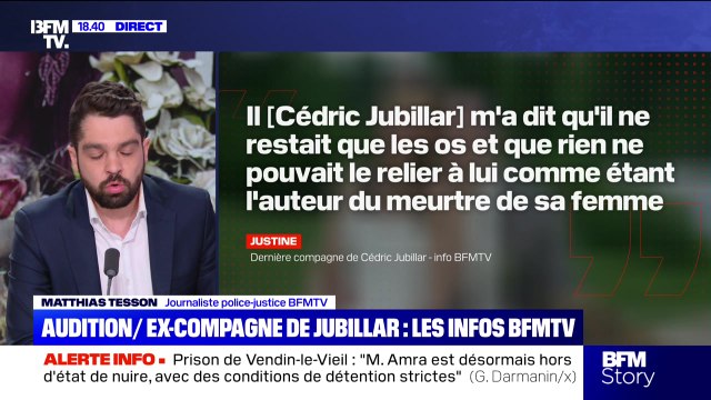 Story 3 : Audition/ex-compagne de Jubillar, les infos de BFMTV - 24/07