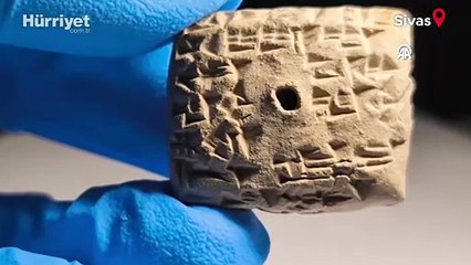 Hitit yerleşim yeri Kayalıpınar'da "kuş kehanet metni" bulundu