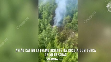 Avião cai no Extremo Oriente da Rússia com cerca de 50 pessoas