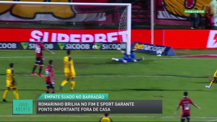 Romarinho brilha no fim e Sport garante ponto importante fora de casa