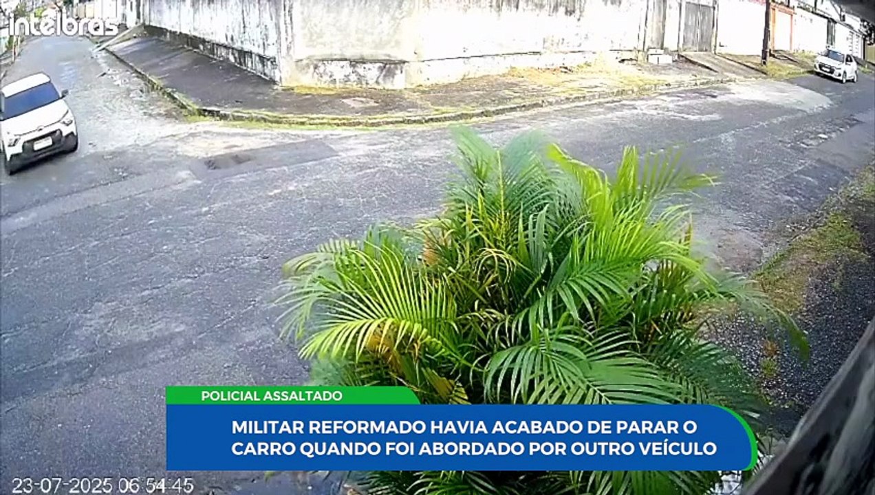 Policial civil sofre assalto em frente de casa...