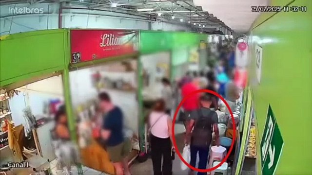 Comerciantes sofrem com furtos e falta de segurança no mercado de São José: veja flagrante de roubo de alho