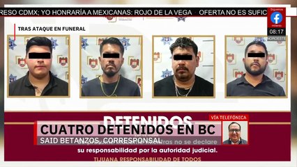 Funeral de presunto criminal en Tijuana culmina con tiroteo y cuatro arrestos