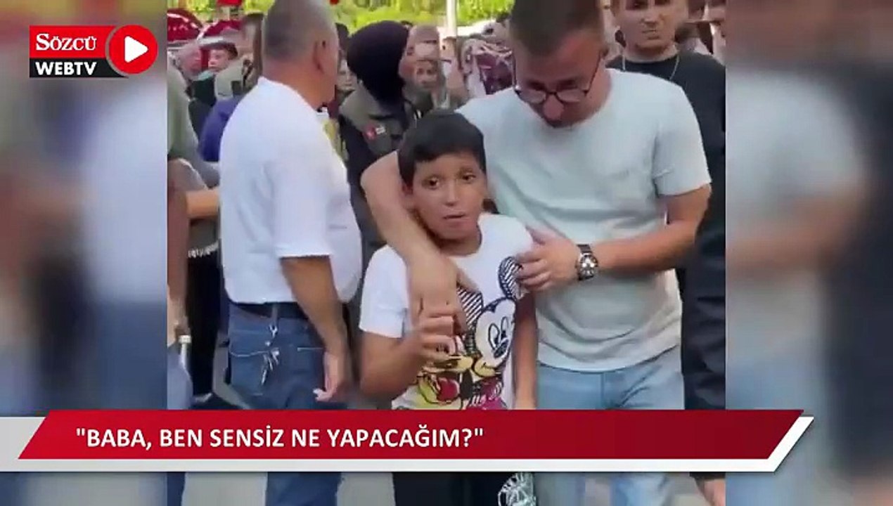 Eskişehir'deki orman yangınında şehit olan Eyüp Dereli'nin oğlu: "Baba, ben sensiz ne yapacağım?"