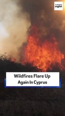 Wildfires Flare Up Again In Cyprus