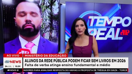 Alunos da rede pública podem ficar sem livros em 2026 | TEMPO REAL
