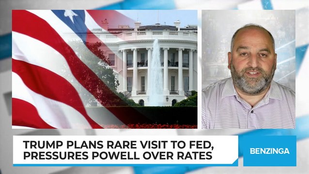 Trump Plans Rare Visit To Fed, Pressures Powell Over Rates
