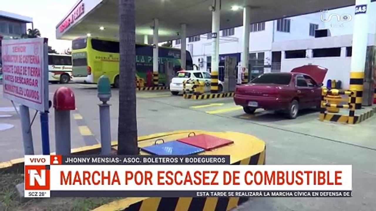 Marcha por escasez de combustible