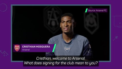 Arsenal move an opportunity 'I could not let pass by' - Cristhian Mosquera