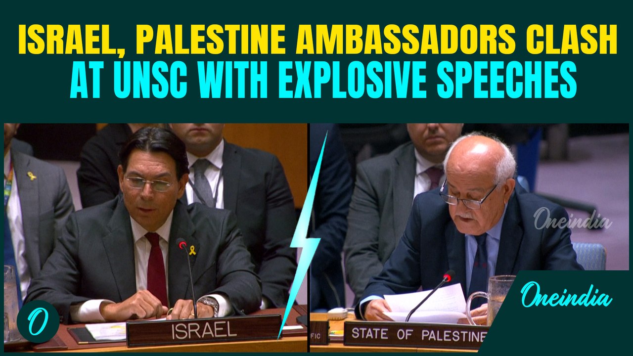 Israel Vs Palestine BIG CLASH At UN| Palestinian Envoy Deliver FIERY Speech, Reveals Gaza HORROR