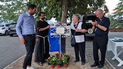 Una targa commemorativa per Cristina Golinucci: video