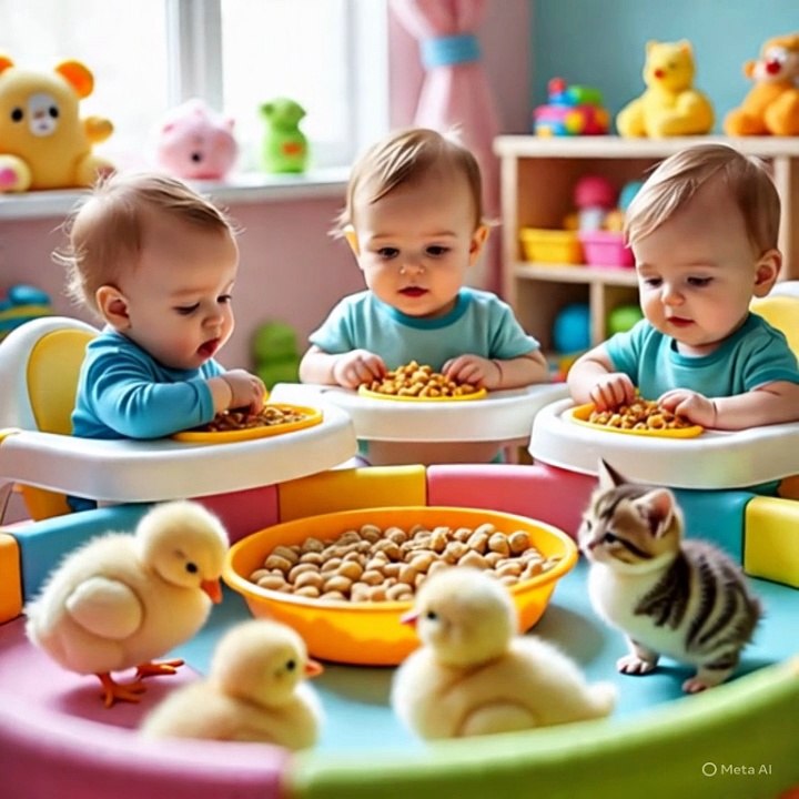 Playing babies