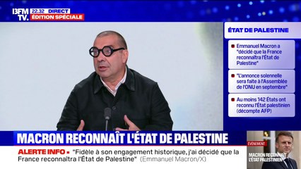 Palestine: "Le président Macron a voulu envoyer un message de l'Europe à ce peuple-là", interprète Richard Ramos député Modem et président du groupe d'amitié France-Palestine