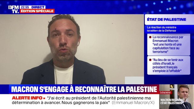 Palestine: Pourquoi attendre le mois de septembre pour reconnaitre l'État de Palestine, il faut le reconnaître dès ce soir , lance Thomas Portes, député LFI