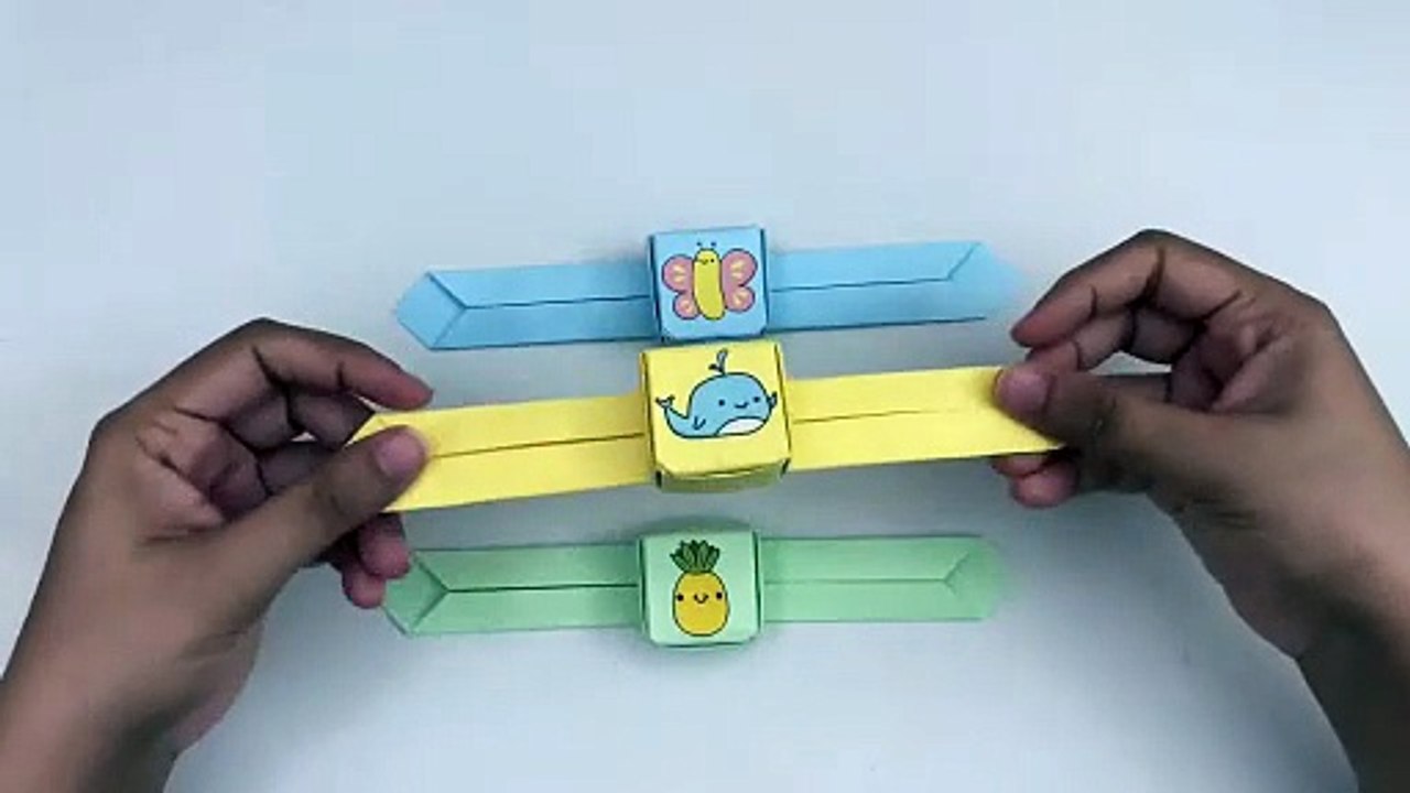 How to Make PAPER WATCH for Kids - Origami