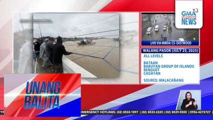 2 mangingisdang tinangay ng malakas na alon, nailigtas | Unang Balita