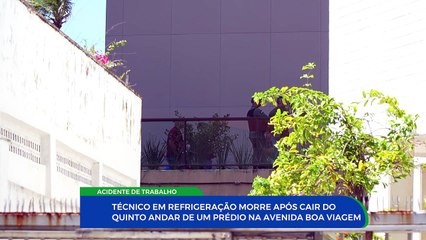 Tragédia em Recife: técnico em refrigeração morre após queda de 18 metros durante manutenção de ar-condicionado