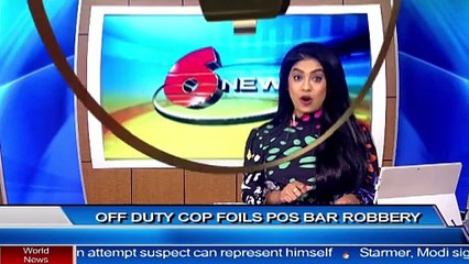 CRIME WRAP: COPS FOIL POS BAR ROBBERY