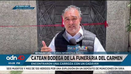 Hallan tres cuerpos durante cateo en bodega de funeraria del Carmen en Ciudad Juárez