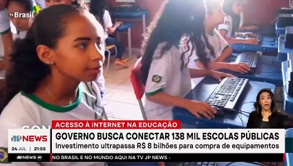 Governo busca conectar 138 mil escolas públicas a internet