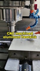 CNC machined aluminum heatsink