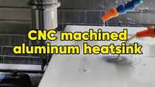 CNC machined aluminum heatsink