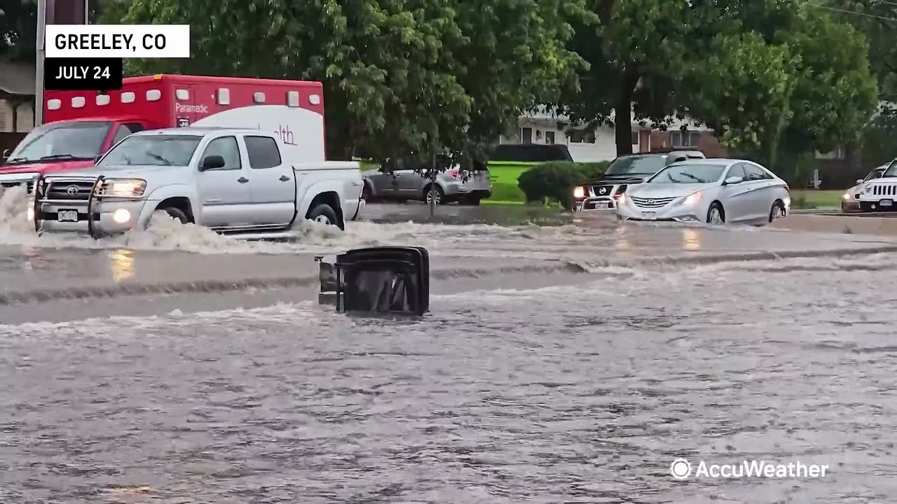 Severe storms unleash hail and flooding in Colorado