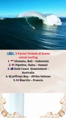 🏄‍♂️🌊 5 Pantai Terbaik di Dunia untuk Surfing #news