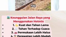 🛣️ Keunggulan Jalan Raya yang Menggunakan Hotmix