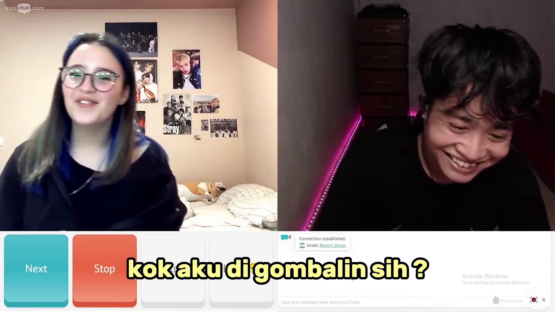  This beautiful foreigner wants to be serious about her 😍