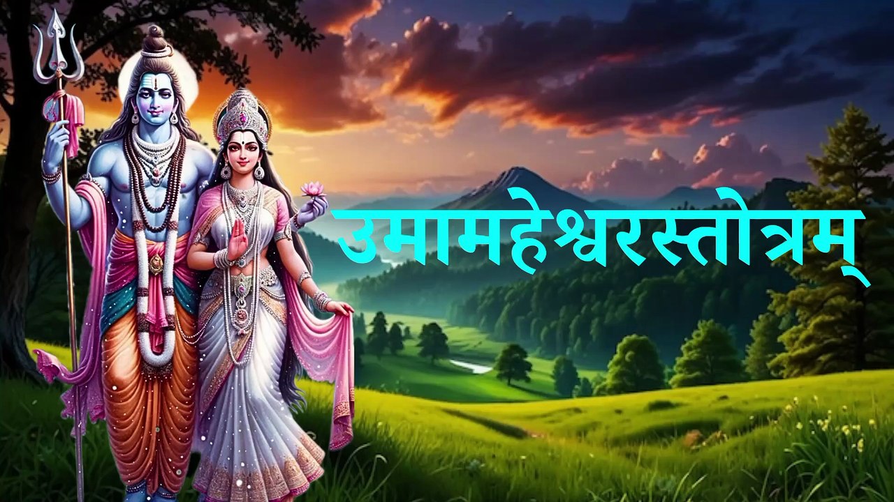 Uma Maheshwar Stotram | उमामहेश्वर स्तोत्रम् | Shiva Stotram | Adi Shankaracharya #shivparvati