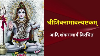 शिवनामावल्यष्टकम् | Shiv Namavali Ashtakam | Adi Shankaracharya Virachit #shiv