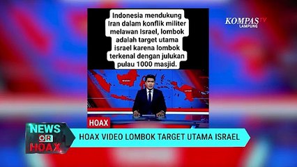 Hoax Video Lombok Target Utama Israel | NEWS OR HOAX