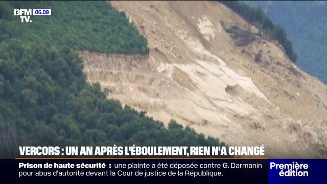 Isère: un an après l'éboulement, les travaux de la départementale se font toujours attendre et paralysent tout un territoire