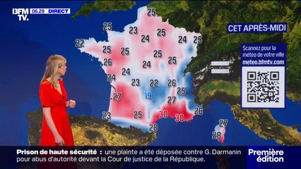 La goutte froide se décale vers l'est et apporte des précipitations sur les trois quarts du territoire