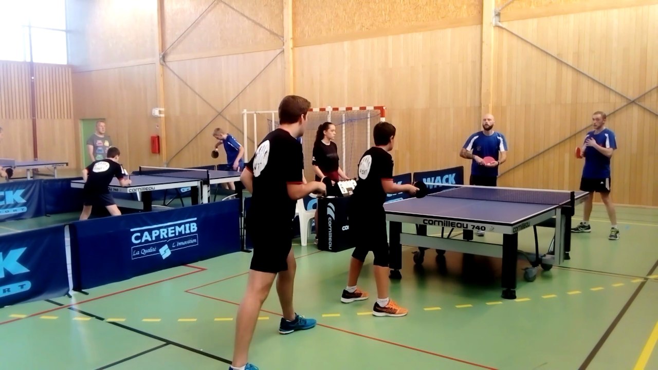 Championnats de Tennis de Table à Nogent le 06/10/18 - Phase 1 - Nogent 1 vs Montigny AJP 2