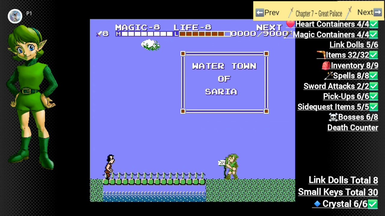 Zelda ll The Adventure of Link Walkthrough Part 10 100%