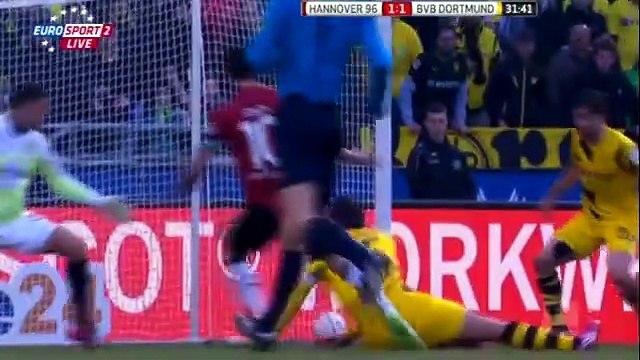 Hannover 2-3 Borussia Dortmund - Goals and Highlights (22/3/2015)
