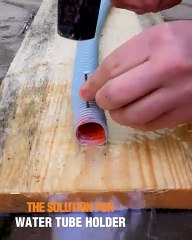 How to craft a water tube holder!