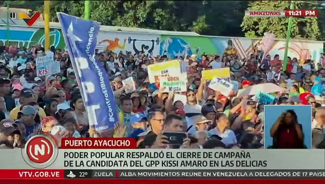 Amazonas | Gran caravana motorizada respaldó cierre de campaña de Kissi Amaro en el mcpio. Ature