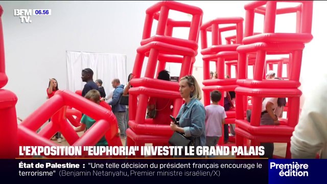 Bulles, structures gonflables et jeux de lumière, l'exposition Euphoria investit le Grand Palais