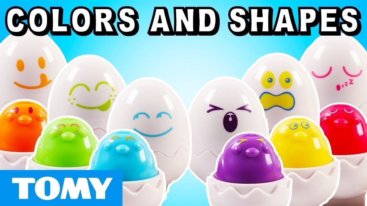 Learn Colors & Shapes with Surprise Eggs | Kids TV Cars Toys Trucks Play Doh