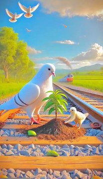 cHow pigeon and child planted mango tree #animals #firebrigade😱 #facebookviral #jalpari #foryouシ #BunnyAdventure #trend #amazingfacts #animation #indian #bestoftheday #trending #explore #cartoon #Amazing #shorts #AI #duck #animals @