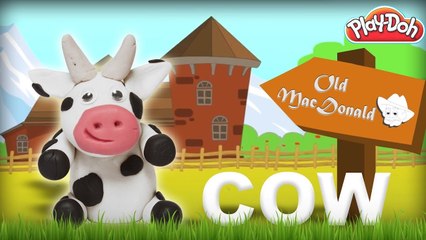 Let’s Make Old MacDonald’s Cow with Play-Doh Colors | Fun Clay Craft for Kids