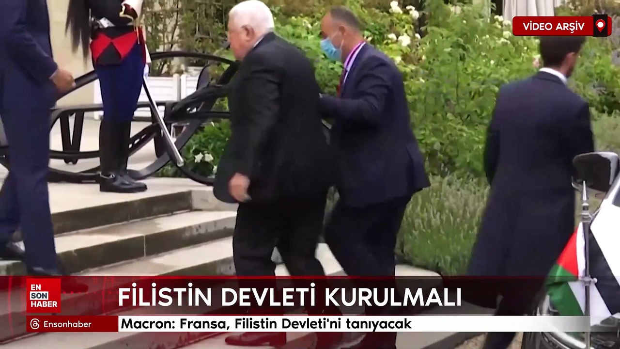 Macron: Fransa, Filistin Devleti'ni tanıyacak