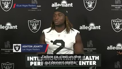 Raiders - Jeanty "adore" sa nouvelle vie de star de la NFL